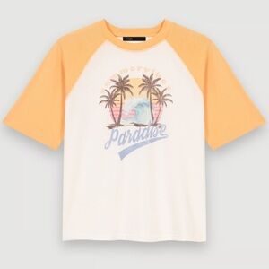 Maje Paradise tee NWT L 3